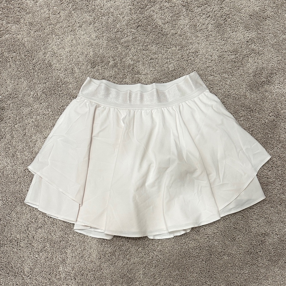 Lululemon Athletica White Mini Skirt